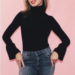 NWT Classic Turtleneck With Bell Sleeves
